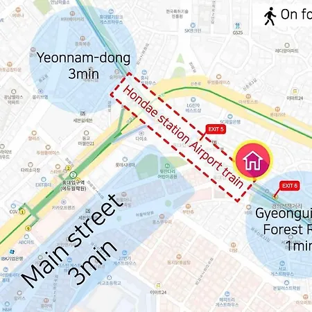 Near Hongik University Station Suite Room